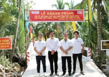 Khánh thành, đưa vào sử dụng cầu dân sinh tại xã Phước Hiệp (Mỏ Cày Nam, Bến Tre), trao quà cho người dân ngay trước thềm năm mới Ất Tỵ 2025