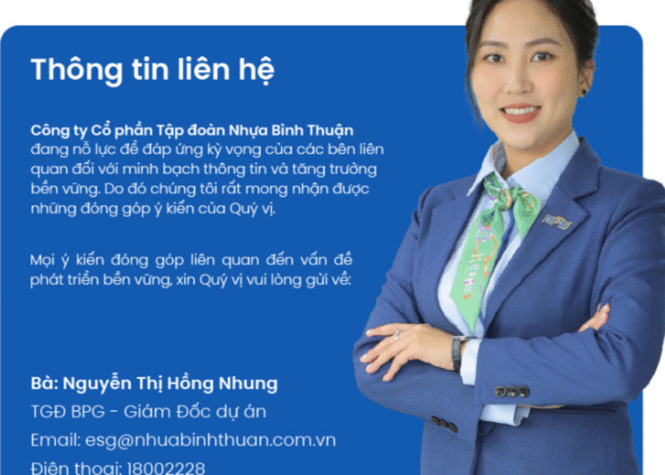 Nhựa Bình Thuận công bố báo cáo phát triển bền vững 2024