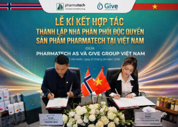 Hợp tác mở rộng kênh phân phối sản phẩm của Pharmatech AS và Give Group Việt Nam