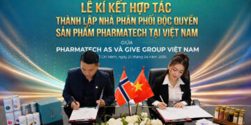 Hợp tác mở rộng kênh phân phối sản phẩm của Pharmatech AS và Give Group Việt Nam